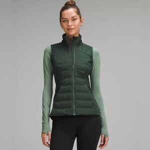 Lululemon Down for it All Vest Size 6 in Legacy Green. Excellent condition.